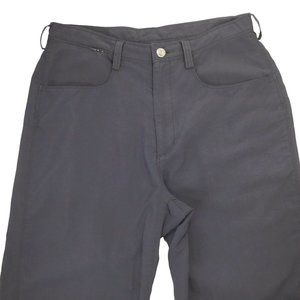 The North Face Women's Size 8 Hiking Pants Nylon Ripstop Gray Pockets Quick Dry